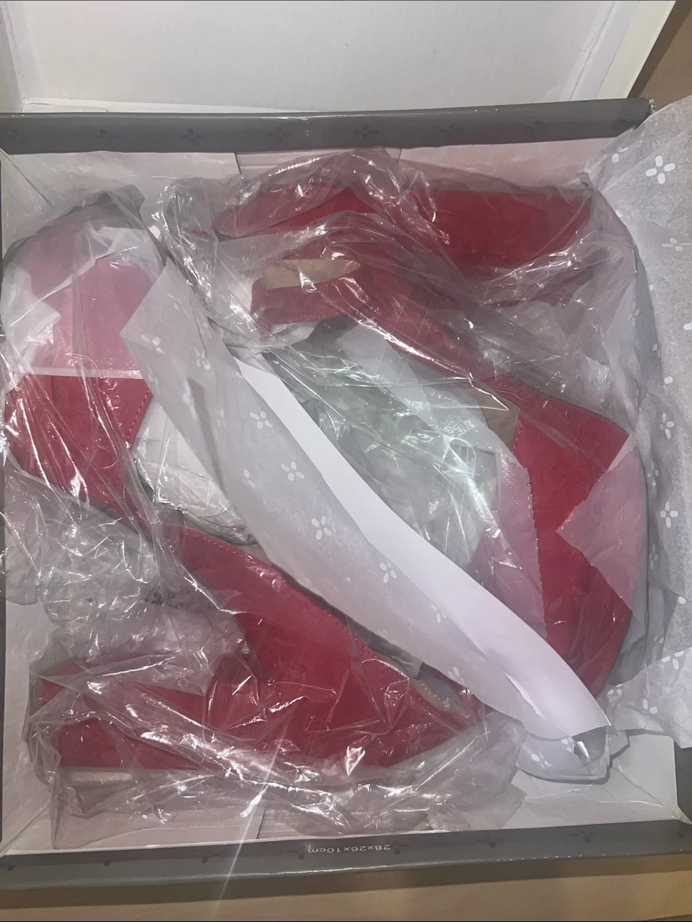 Sun + Stone Women's Reemaa Cherry Red Peep Toe Platform Block Heel Sandals NWT
